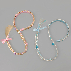 Праздничное украшение ободок "Косичка"