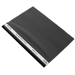 Папка-скоросшиватель А4 чёрная 120/180мкм