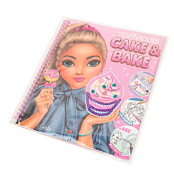 Раскраска на спирали "Кондитерская"