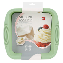 Форма для запекания квадратная оливковая