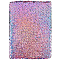 Блокнот 12,5*18см 80л в клетку с реверсивными пайетками голография  цвет ассорти