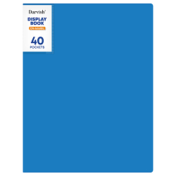 Папка  40 файлов 500мкм синяя