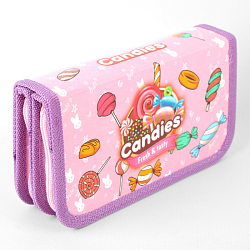 Пенал  2отдел. 190*105мм Candies