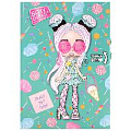 Блокнот 14.5*21см 80л BOXY GIRLS /3вида/