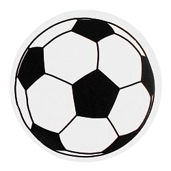 Губка-стиратель магнитная для маркерной доски "Мяч футб."