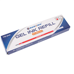 Стержень гелевый  красный игольчатый наконечник "Darvish"