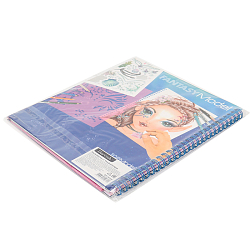 Раскраска с трафаретами на гребне