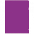 Папка-уголок А4 фиолетовая плотная