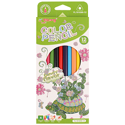 Карандаши 12цв ароматизированные трёхгранный корпус