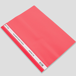 Папка-скоросшиватель А4 красная 120/180мкм
