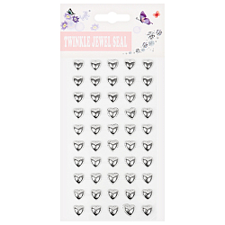Наклейки-стразы "Сердечки"
