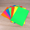 Бумага цветная самоклеящаяся флуоресцентная А4 7л. 7цв. "Фламинго"