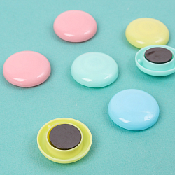 Магниты для доски d=3см цветные  8шт/уп