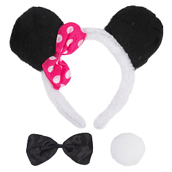 Праздничное украшение ободок "Minnie" 3 предмета