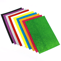 Набор пластичной замши с блёстками А4 10цв 10л