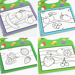 Раскраска  водная с маркером Фрукты