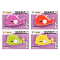 Нож канцелярский мини "Дельфин"