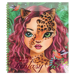 Раскраска с трафаретами на гребне