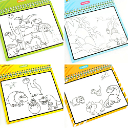 Раскраска с водным маркером Динозавры