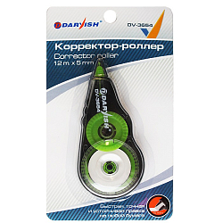 Корректирующая лента в роллере "Darvish" 5мм*12м в блистере