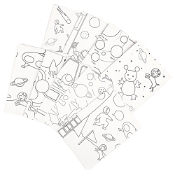 Гравюра-раскраска Космос