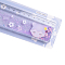 Линейка  20см пластиковая  с блёстками