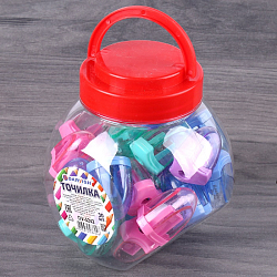 Точилка пласт. "Darvish" ассорти с контейнером