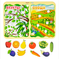 Сортер "Какая разница?Фрукты-овощи"