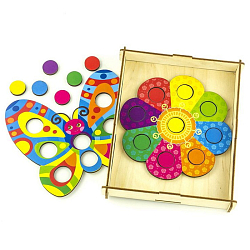 Мозаика "Цветок и бабочка"