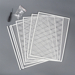 Лоток металлический 5 секций цвет белый