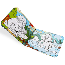 Раскраска многоразовая "Животный мир" + 8 цв. маркеров