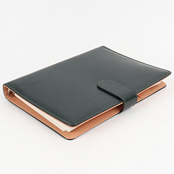 Ежедневник А5 недатиров. 100л обложка кож.зам. на кольцах с магнитной застёжкой