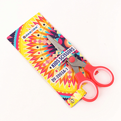 Ножницы 13см детские закругленные лезвия цвет ручек розовый