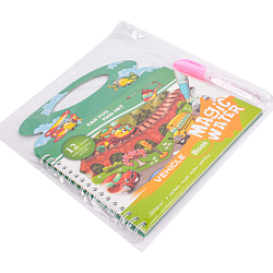 Раскраска  водная с маркером Транспорт