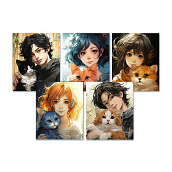 Тетрадь  48л кл "Дети, кошки" обложка УФлак