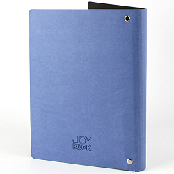 Ежедневник недатированный  А5 136л JoyBook Цветущая сирень на кольцах обложка искусств. кожа