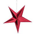 Праздничное украшение "Paper star" D60 красный