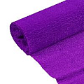 Бумага гофрированная поделочная 50*200см фиолетовая "Darvish"