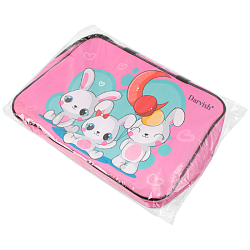 Папка детская с ручками ткань "Зайки"