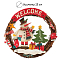 Венок "Снеговик" WELCOME