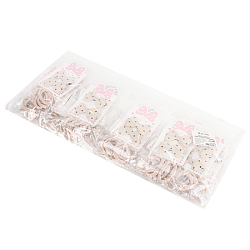 Аксессуары для волос в наборе (2 заколки-зажима+ 4резинки)