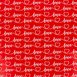 Бумага упаковочная Love