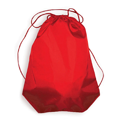 Сумка  для сменной обуви красная