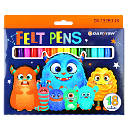 Фломастеры 18 цв на водной основе