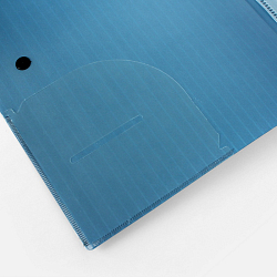 Папка на резинке А4 внутри 5 двойных уголков  Denim