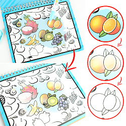 Раскраска с водным маркером Фрукты и овощи