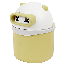 Ёмкость для мусора настольная желтая