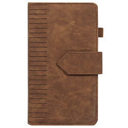 Книжка записная 11*19,3см 140л  в клетку обложка кожзам на магнитной застёжке