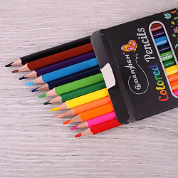 Карандаши 12цв "Darvish" корпус трехгранный  (набор)