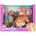 Кукла "Sasha" с лошадкой.Игрушка
